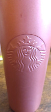 Rose Metal Starbucks cup and lid picture
