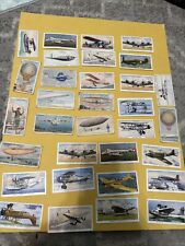 10 x Aviation/plane/aircraft Cigarette/tobacco Cards Random Lot 1920’s-30’s picture