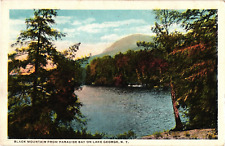 Black Mountain from Paradise Bay on LAKE GEORGE New York Postcard picture
