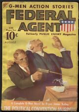 Federal Agent 1936 August. #1.     Pulp. picture