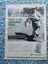 Vintage 1981 Southern States Vim-N-Vigor Horse Feed Print Ad Bill Ballenger picture