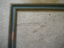 Vintage Distressed Rustic Painted Wood Picture Art Frame fits 15 1/2