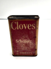 Vintage Schilling & Company Cloves Spice Two Ounce Tin picture