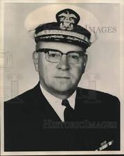 1965 Press Photo Superintendent Shipbuilding New Orleans Captain Henry A. Gevdes picture