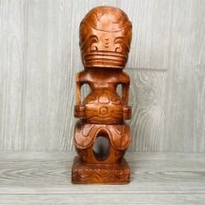 Carved Wood Marquesas Tiki Human Figure Polynesia Southern Pacific decoration picture
