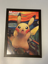 Pokemon Center Munch scream PikachuFramed poster Clear File set picture