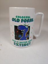 VINTAGE HALLMARK Coffee Mug . Party Express, Colossal Old Fossil picture