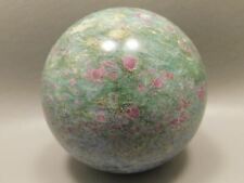 Ruby & Fuchsite 2.7 inch Stone Sphere Rock Gemstone 67 mm Ball #O1 picture