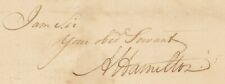 ALEXANDER HAMILTON 1793 SIGNED LETTER AS SECRETARY OF TREASURY Auto Autograph picture