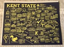 KENT STATE Sign 10x8 Golden Flashes Campus Landmarks Hard Plastic picture