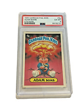 1985 Garbage Pail Kids Series 1 Adam Bomb #8a PSA 6 EX-MT Cheaters Back 🔥🔥 picture