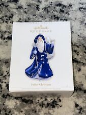 Hallmark 2006 FATHER CHRISTMAS Keepsake Ornament 3rd in Series Blue Coat picture