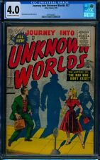 Journey Into Unknown Worlds #37 (1955) 🌟 CGC 4.0 🌟 Golden Age Atlas Comic picture