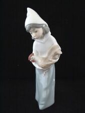 Lladro Girl With Rooster Retired Figurine 4677 Glazed Full Stamp picture
