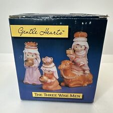 Gentle Hearts Nativity Collection The Three Wise Men Set Kids Ceramic With Box picture