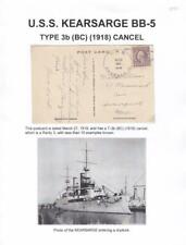 1919, USS Kearsarge, BB-5 to MA, R-3, T-36 Type Canx (N6414) picture