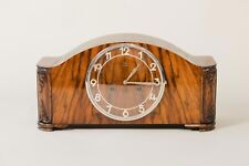 Antique Junghans Art Deco Wooden Mantel Clock – High-Quality Collectible picture