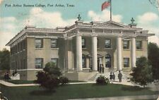 Port Arthur Business College Port Arthur Texas TX 1909 Postcard picture