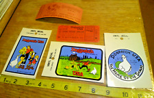 Vintage lot Dogpatch USA old tickets & sticker souvenirs  picture