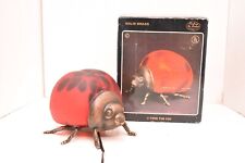 Rare Solid Brass Ladybug Lamp Glass 1998 Tin Chi Andrea by Sadek W ORIGINAL BOX picture