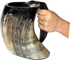 Vikings Valhalla's Viking Drinking Horn Tankard Authentic Medieval Inspired 50oZ picture