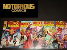 Warlock Rebirth 1-5 Complete Comic Lot Run Set Marz Marvel Collection picture