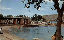 Bottomless Lakes State Park Roswell New Mexico ~ swimming ~ mailed postcard picture
