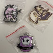 Disney Skellington Nightmare Before Christmas  Pins Lot of 3 picture