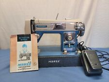 Morse 4300 Zig Zag Sewing Machine Made In Japan Vintage W/ Case+Pedal **READ DES picture