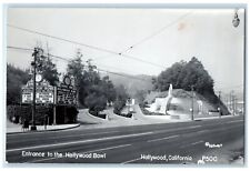 c1950's Entrance To The Hollywood California CA RPPC Photo Vintage Postcard picture