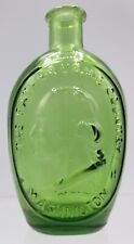 Vintage Wheaton Washington the Father of His Country Green Glass 3