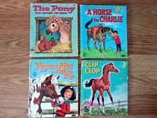 Destash Lot of 4 Whitman Tell-A-Tale HORSE Books Vintage 50s 60s 70s Ephemera picture