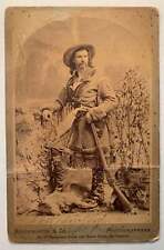 Thomas Houseworth / Capt Jack Crawford Signed Cabinet Card with Captain Jack picture