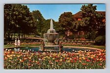 Washington DC, Hoff Memorial Fountain, Walter Reed Gen Hospital Vintage Postcard picture