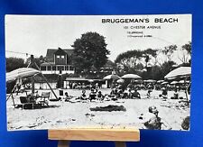 RPPC Postcard Bruggeman's Beach Staten Island, NY 1945-50 RARE Postcard picture