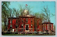 Woodstock Illinois IL McHenry County Courthouse Don Peasley VINTAGE Postcard picture