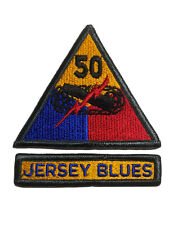 Genuine 50th Armored Division patch with Jersey Blues tab picture