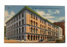 Richmond Virginia VA Post Office Parcel Post Building Penny Postcard 1947 picture