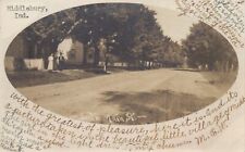 A View Of South Main Street, Middlebury,  IN Indiana RPPC 1908 picture