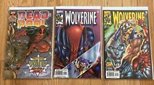 Deadpool Lot Of 3 #1 ,1997, Wolverine #154+155 picture
