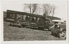 Mills Brothers Three Ring Circus Truck with Animal Cages - Vintage Photo picture