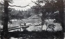 Bloomington Illinois~Boat Dock~East Bay Camp~Lake Bloomington~1951 Postcard picture