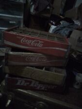 Vintage Wooden Soda Crates (Sold Separately) Coke , Dr pepper picture