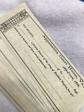 Civil War Reproduction Appomattox Court House Parole Ticket - New- FREE POSTAGE picture