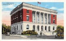 WASHINGTON, North Carolina NC    POST OFFICE  Beaufort County  ca1930's Postcard picture