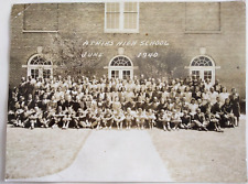 Original 1940 Sepia Photo ~ Atkins African American High School Winston-Salem NC picture