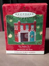 Hallmark Keepsake ornament Town and Country Fire Station No. 1 picture