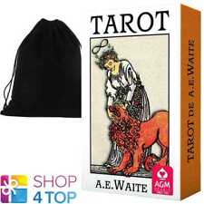 AE WAITE TAROT STANDARD DECK CARDS PREMIUM EDITION TELLING WITH VELVET BAG picture