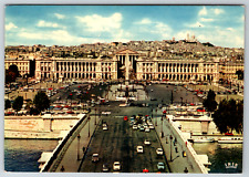 c1960s Paris France Place de la Concorde Vintage Postcard Continental picture