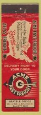 Matchbook Cover - Acme Fast Freight Seattle WA CREASED picture